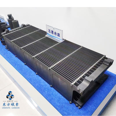 Dimensione del grano del blocco di grafite di silicio grigio scuro 12μm nell'industria fotovoltaica solare
