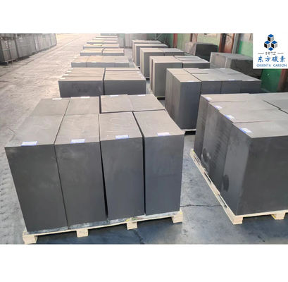 Grigio scuro Batteria al litio liscia Blocco di grafite 1.80 G/Cm3 12μm Dimensione del grano