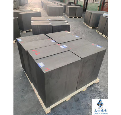 Grigio scuro Batteria al litio liscia Blocco di grafite 1.80 G/Cm3 12μm Dimensione del grano