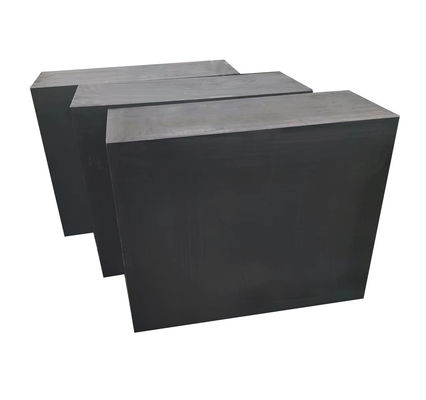 Industria EDM Barre di grafite rotonde di 8 μm Grano di dimensione Blocchi di grafite di carbonio