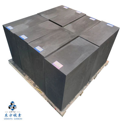 Industria EDM Barre di grafite rotonde di 8 μm Grano di dimensione Blocchi di grafite di carbonio