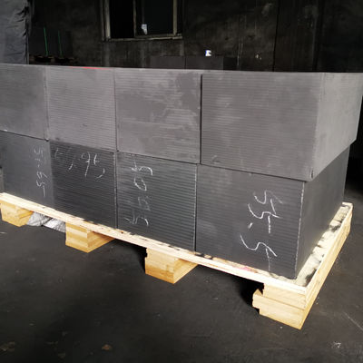 1.80g/cc Densità barre di grafite blocco isostatico di grafite per crogioli e scatole