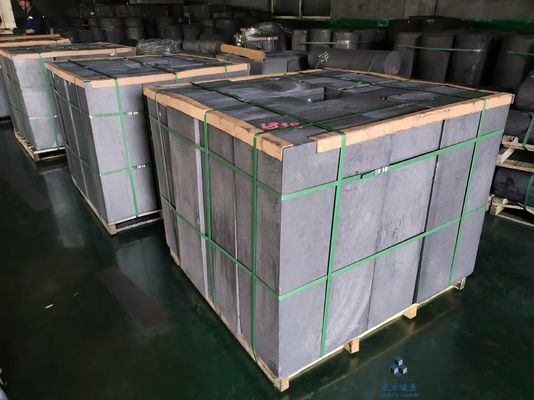 Blocco di grafite ad alta purezza e basso contenuto di cenere per l'industria dei semiconduttori
